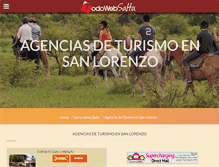 Tablet Screenshot of agenciasensanlorenzo.todowebsalta.com.ar