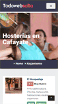 Mobile Screenshot of hosteriasencafayate.todowebsalta.com.ar