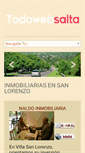Mobile Screenshot of inmobiliariasensanlorenzo.todowebsalta.com.ar