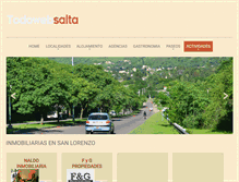 Tablet Screenshot of inmobiliariasensanlorenzo.todowebsalta.com.ar