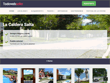 Tablet Screenshot of lacaldera.todowebsalta.com.ar