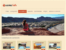 Tablet Screenshot of cabaniasencafayate.todowebsalta.com.ar