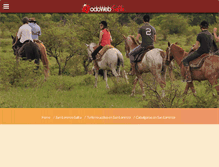 Tablet Screenshot of cabalgatasensanlorenzo.todowebsalta.com.ar