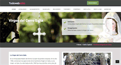 Desktop Screenshot of lavirgendelcerro.todowebsalta.com.ar