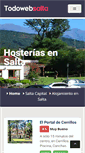 Mobile Screenshot of hosteriasensalta.todowebsalta.com.ar