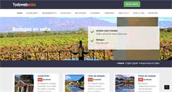 Desktop Screenshot of bodegasensalta.todowebsalta.com.ar