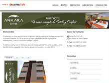 Tablet Screenshot of ankarasuites.todowebsalta.com.ar