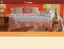 Tablet Screenshot of hotelesensanlorenzo.todowebsalta.com.ar